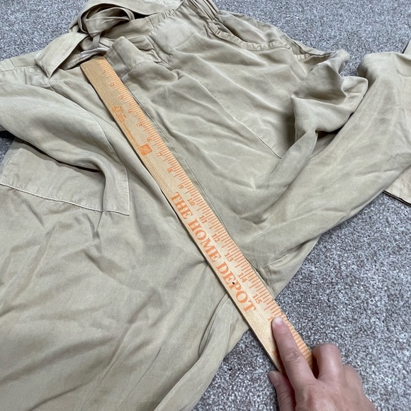 anthropology Jane + delancey womens paper bag pants sz medium Lyocell - Picture 8 of 12